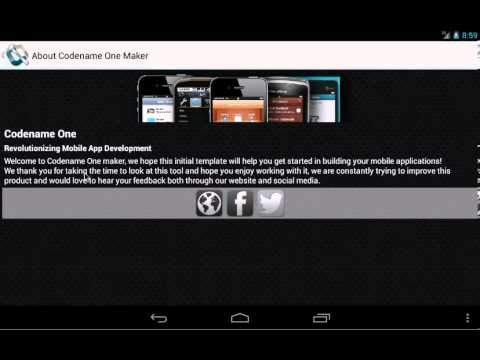 Introducing Codename One Maker